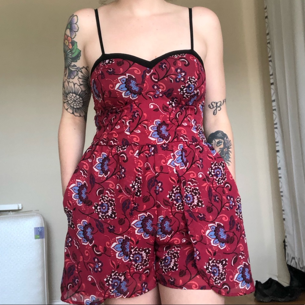 !!!SOLD!!! Xhilaration Floral Romper